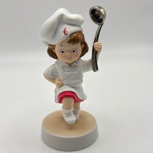 Campbells Soup Company Vintage Porcelain Marching Girl Figurine 2003